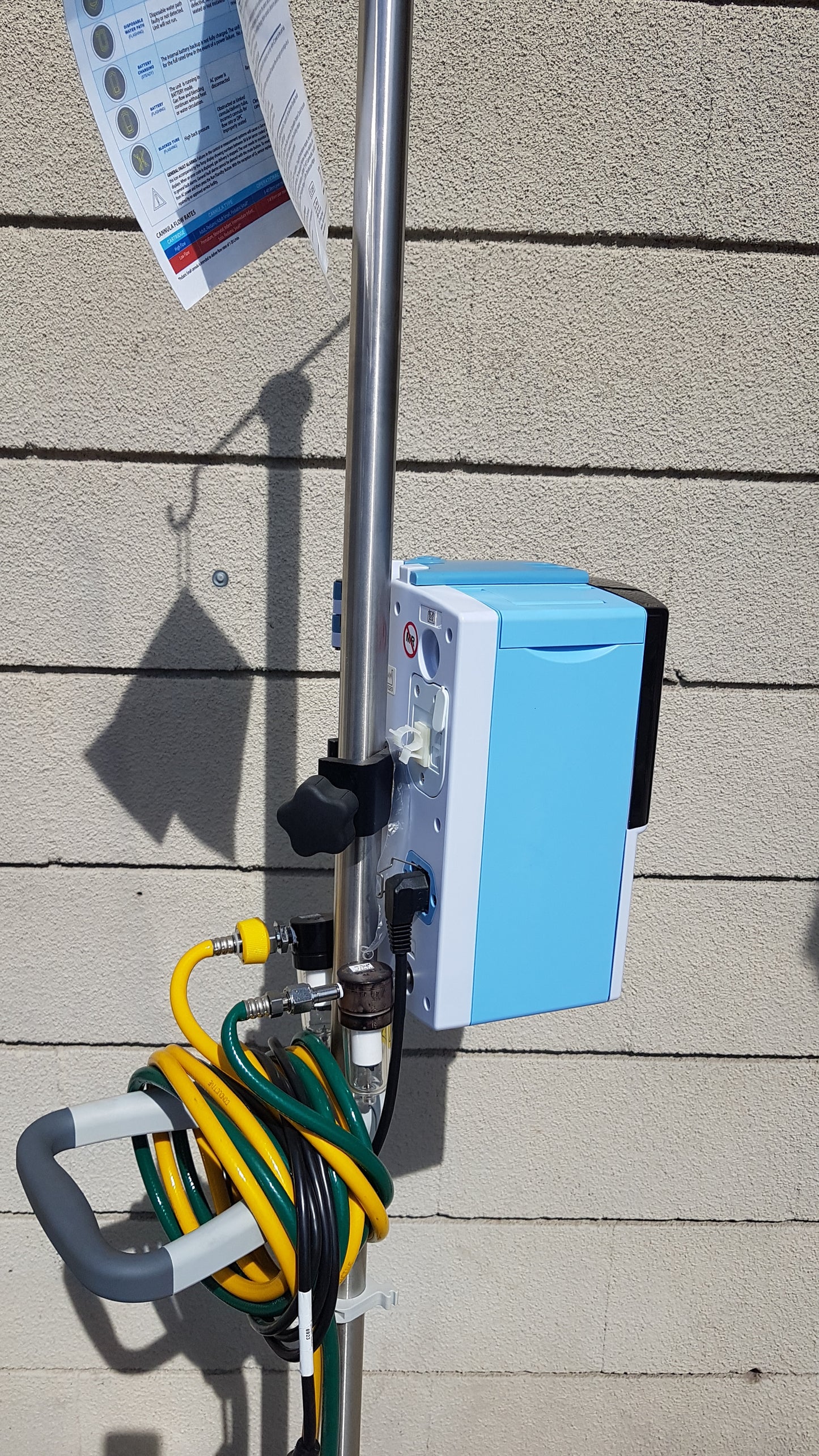 Lot of 2 Vapotherm Precision Flow Plus Respiratory Therapy Units With Stands