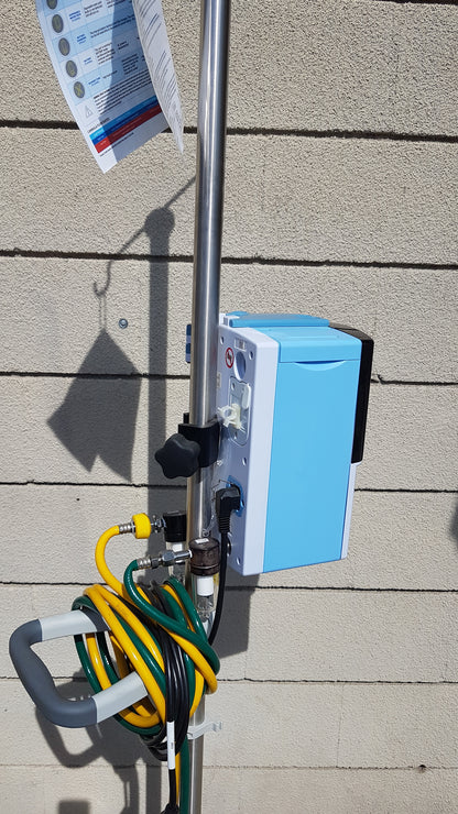 Lot of 2 Vapotherm Precision Flow Plus Respiratory Therapy Units With Stands