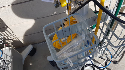 Lot of 3 Hi-VNI Technology Precision Flow Plus Respiratory Therapy Units With Stands