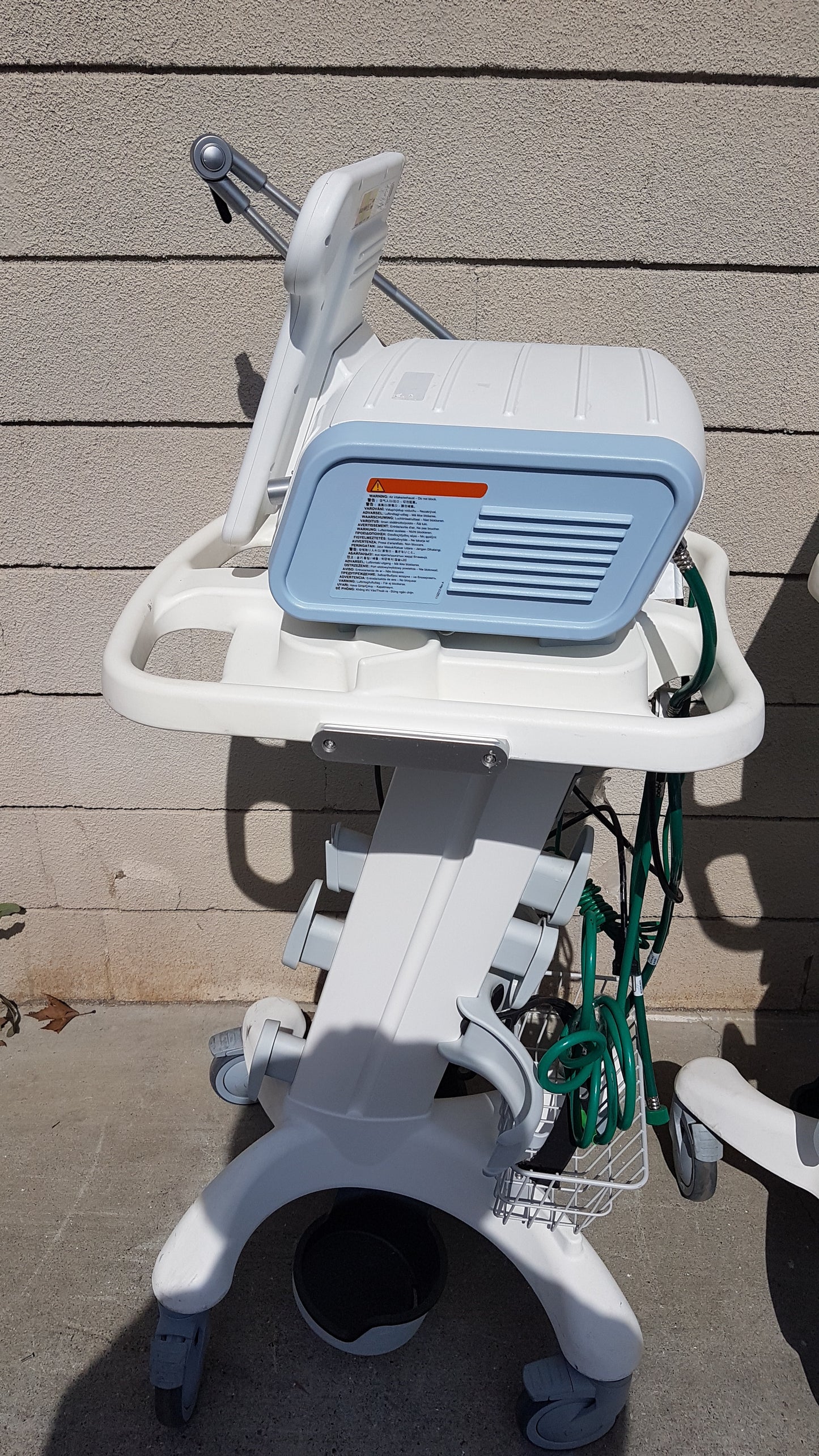 Lot of 3 Philips Respironics V60 Ventilators With Rolling Stands