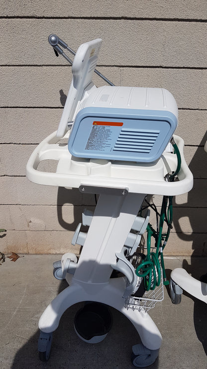 Lot of 3 Philips Respironics V60 Ventilators With Rolling Stands
