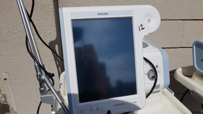 Lot of 3 Philips Respironics V60 Ventilators With Rolling Stands