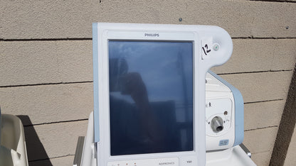 Lot of 3 Philips Respironics V60 Ventilators With Rolling Stands