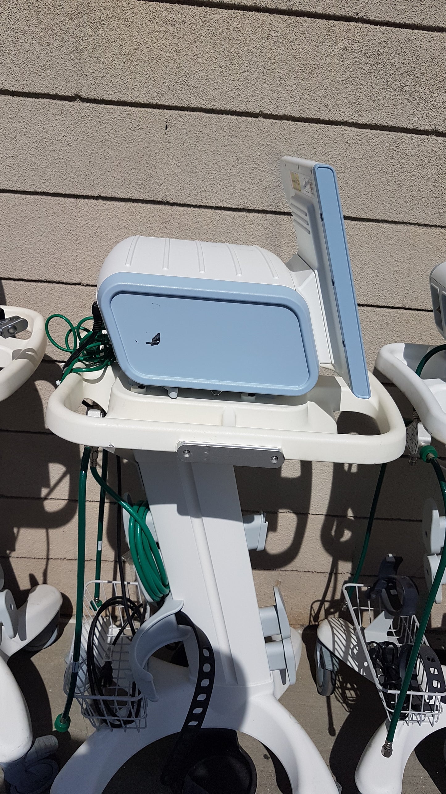 Lot of 3 Philips Respironics V60 Ventilators With Rolling Stands