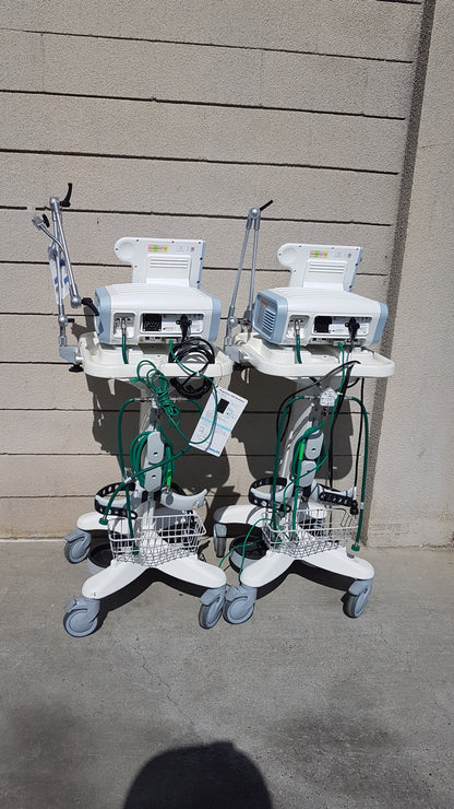 Lot of 2 Philips V60 Hospital BiPAP Ventilators With Rolling Stands