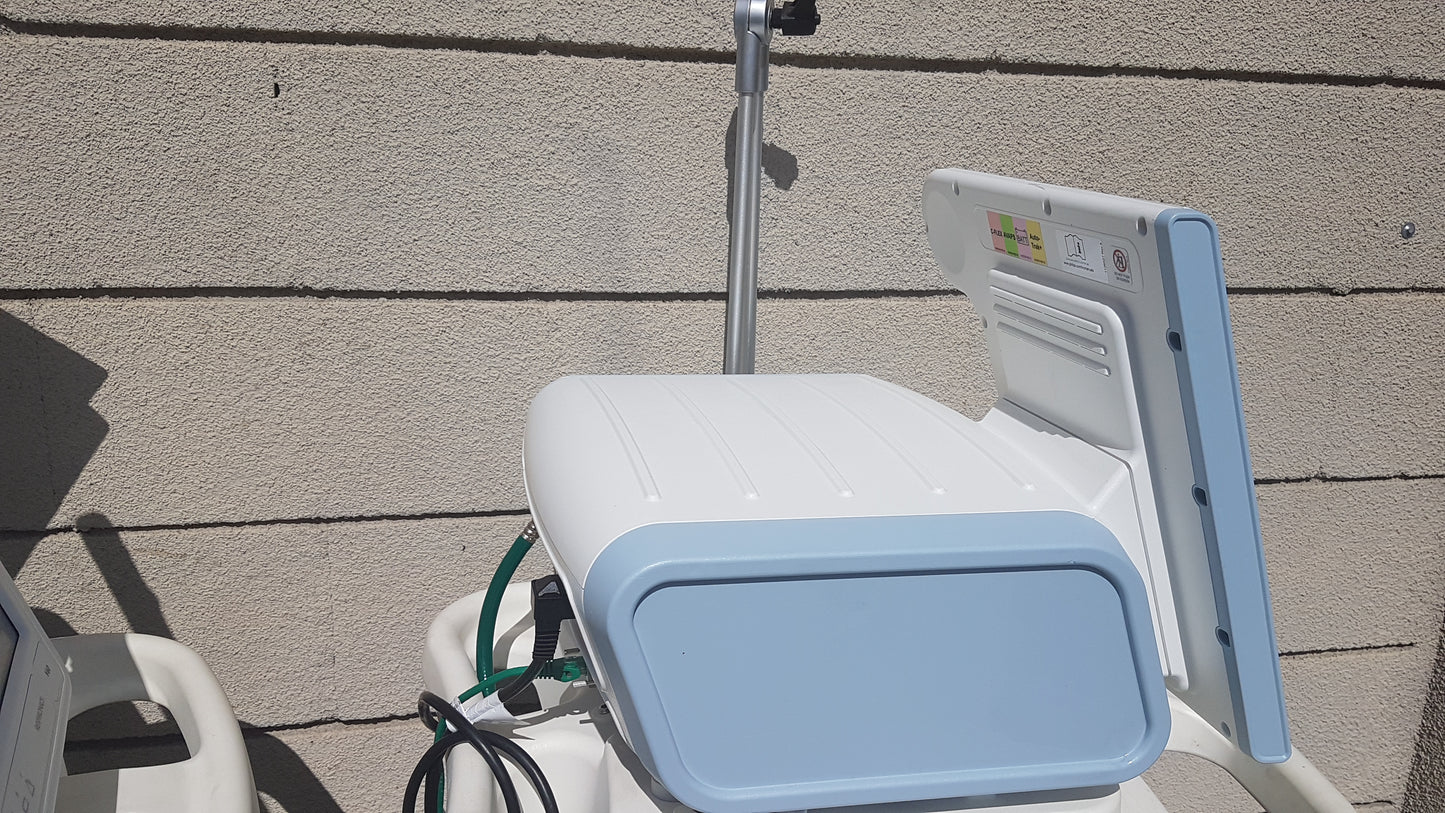 Lot of 2 Philips V60 Hospital BiPAP Ventilators With Rolling Stands