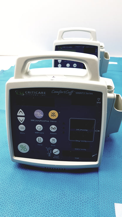 Lot of 6 CSI Criticare ComfortCuff 506NT3 Series Patient Monitors