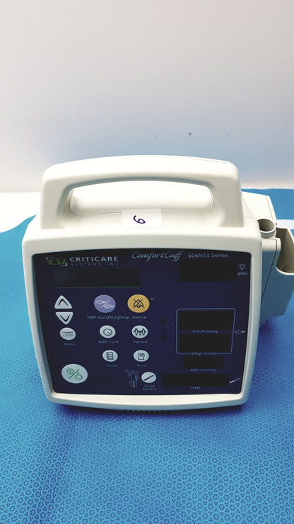 Lot of 6 CSI Criticare ComfortCuff 506NT3 Series Patient Monitors