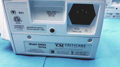 Lot of 6 CSI Criticare ComfortCuff 506NT3 Series Patient Monitors