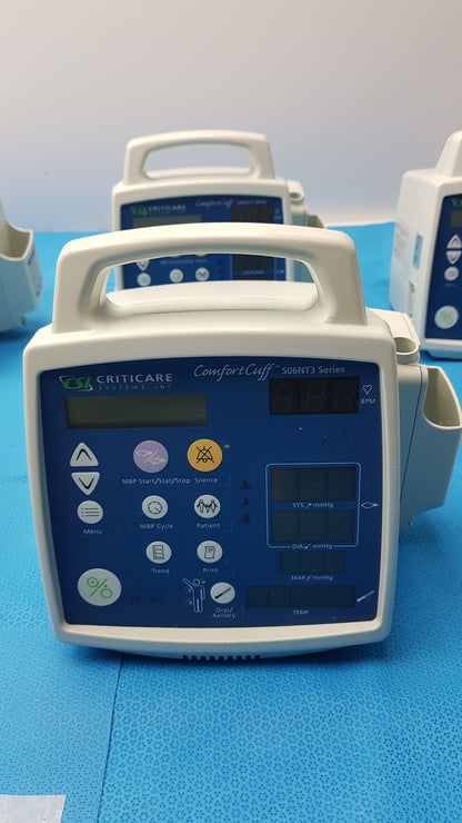 Lot of 6 CSI Criticare ComfortCuff 506NT3 Series Patient Monitors