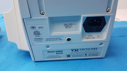 Lot of 6 CSI Criticare ComfortCuff 506NT3 Series Patient Monitors