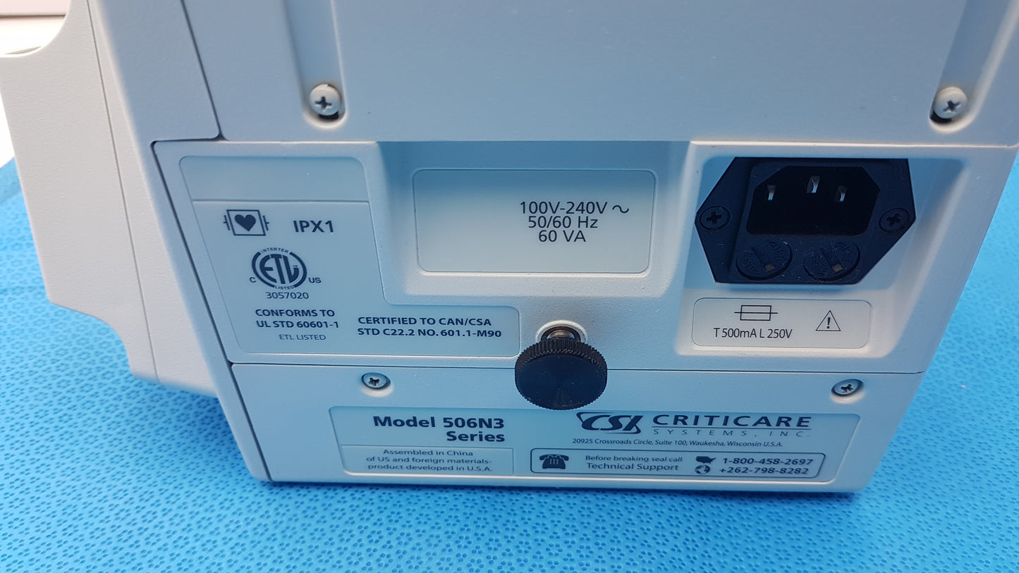 Lot of 6 CSI Criticare ComfortCuff 506NT3 Series Patient Monitors