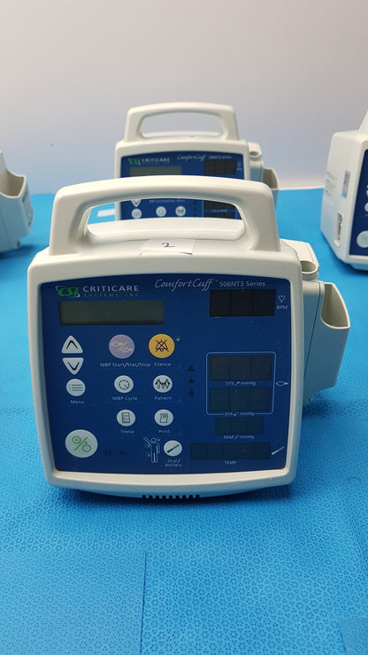 Lot of 6 CSI Criticare 506NT3 Series Patient Monitors