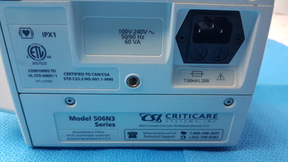 Lot of 6 CSI Criticare 506NT3 Series Patient Monitors