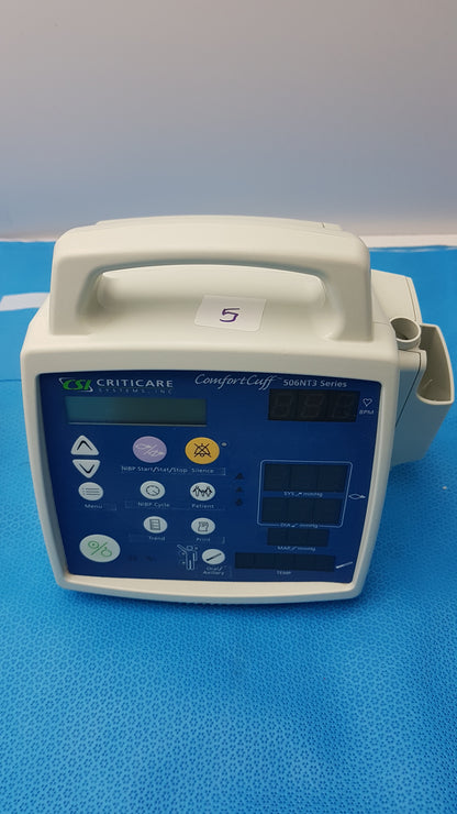 Lot of 6 CSI Criticare 506NT3 Series Patient Monitors