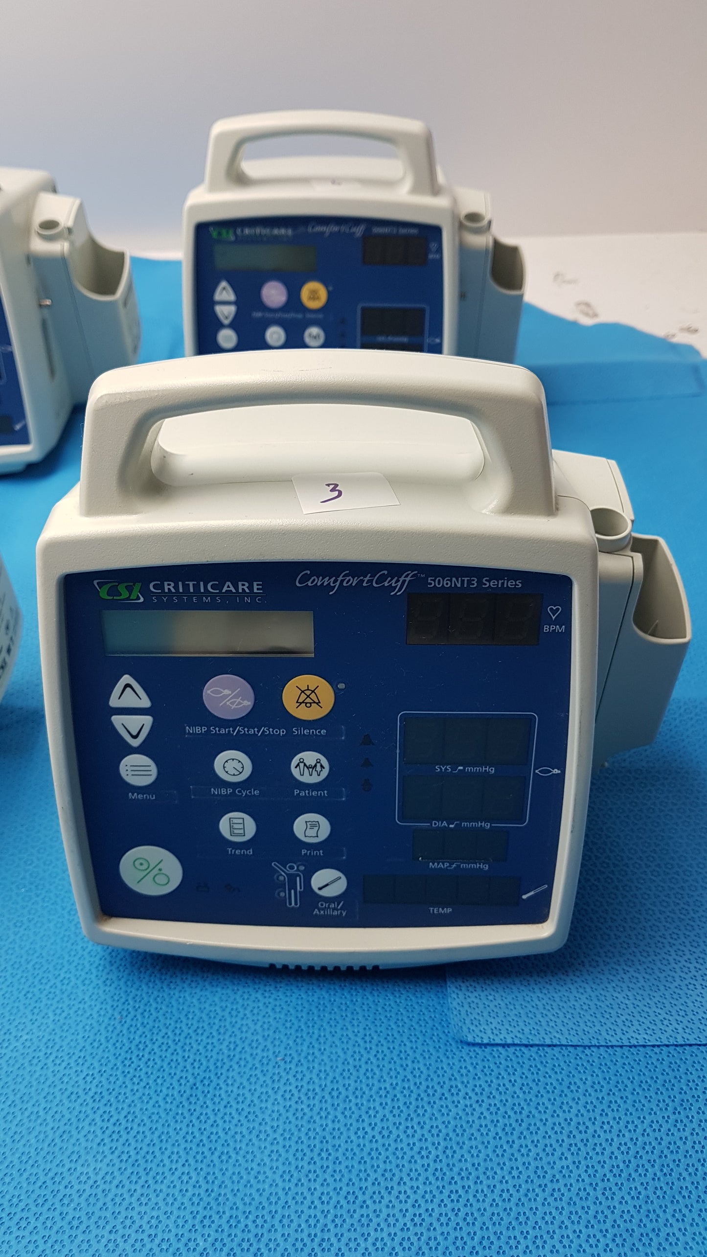 Lot of 6 CSI Criticare 506NT3 Series Patient Monitors