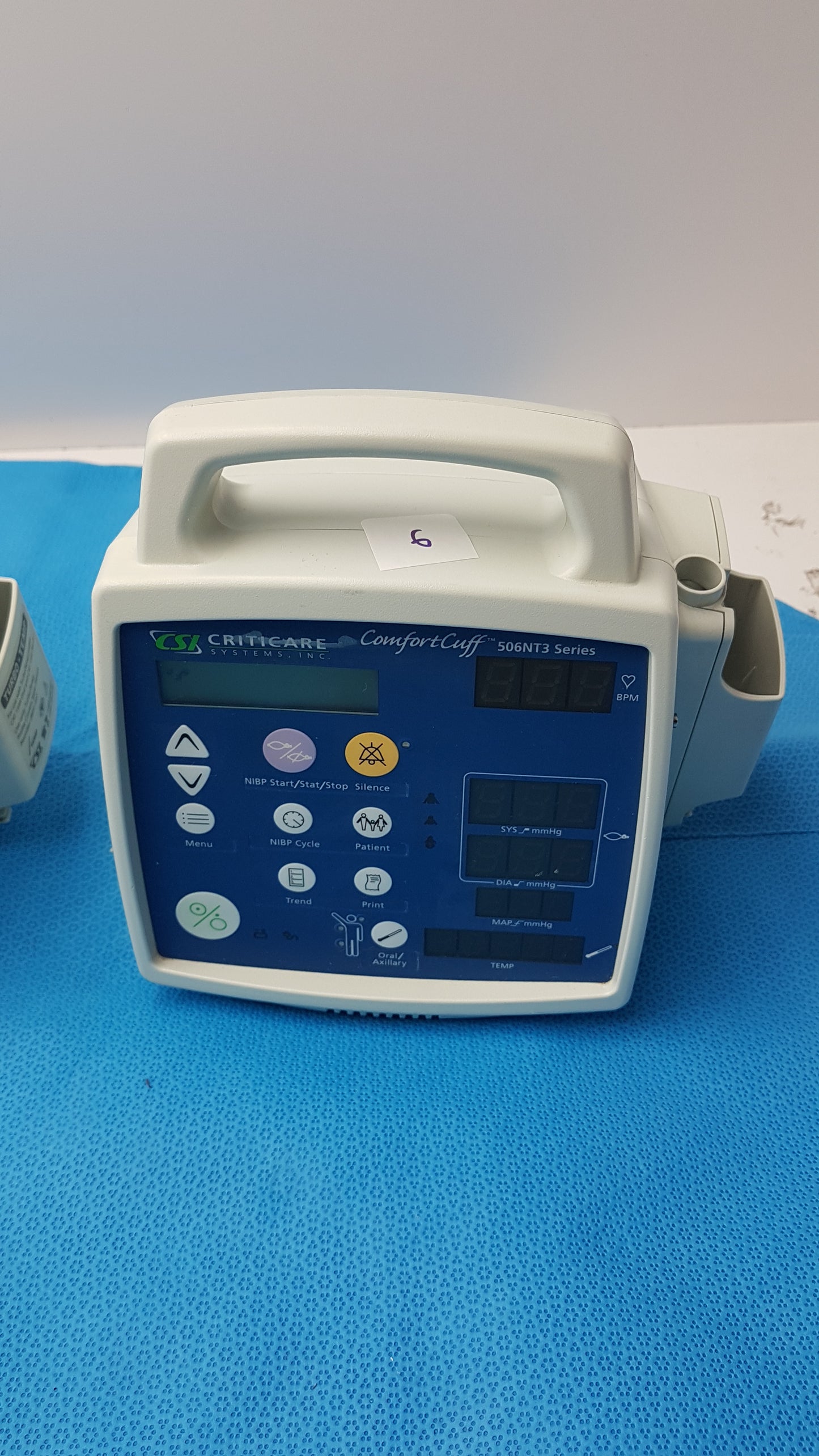 Lot of 6 CSI Criticare 506NT3 Series Patient Monitors