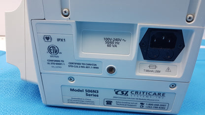 Lot of 6 CSI Criticare 506NT3 Series Patient Monitors