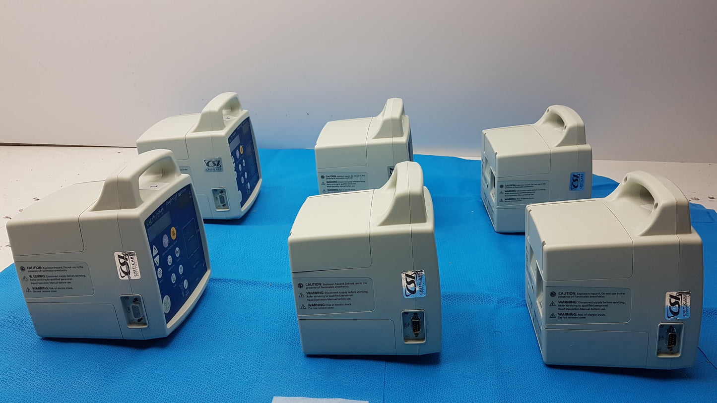 Lot of 6 CSI Criticare 506NT3 Series Patient Monitors
