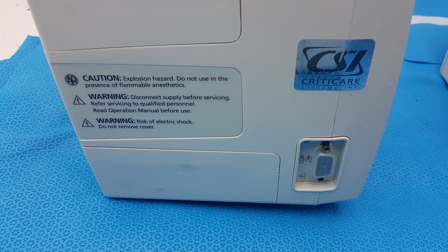 Lot of 6 CSI Criticare 506NT3 Series Patient Monitors