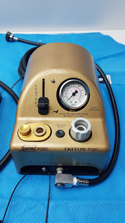 Lot of 2 Medtronic Midas Rex Legend Gold Pneumatic Drill Foot Control Unit