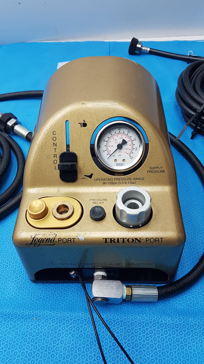 Lot of 2 Medtronic Midas Rex Legend Gold Pneumatic Drill Foot Control Unit