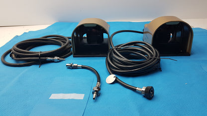 Lot of 2 Medtronic Midas Rex Legend Gold Pneumatic Drill Foot Control Unit