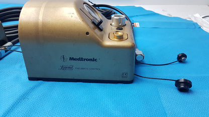 Lot of 2 Medtronic Midas Rex Legend Gold Pneumatic Drill Foot Control Unit