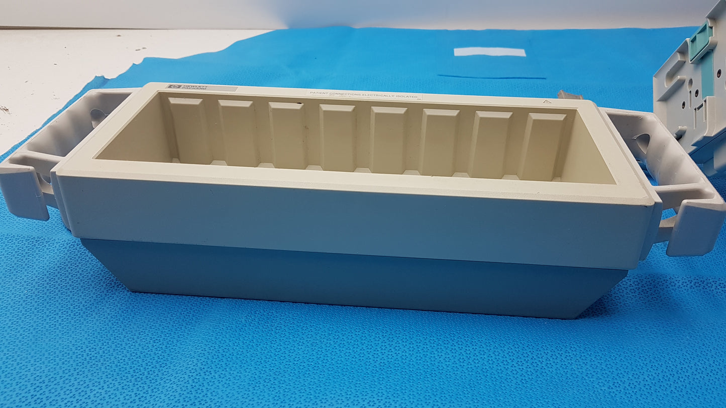 Lot of 2 Philips M1041A Module Rack For Patient Monitor