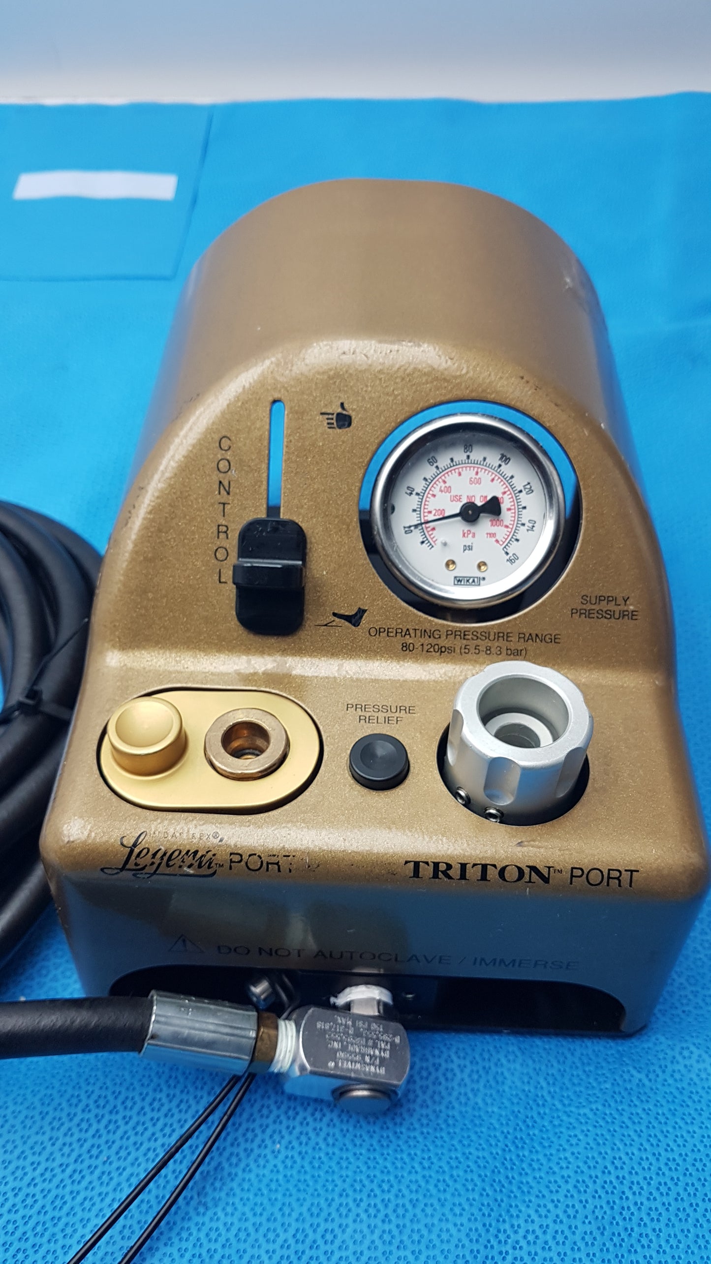 Medtronic Midas Rex Legend Gold Pneumatic Drill Foot Control Unit