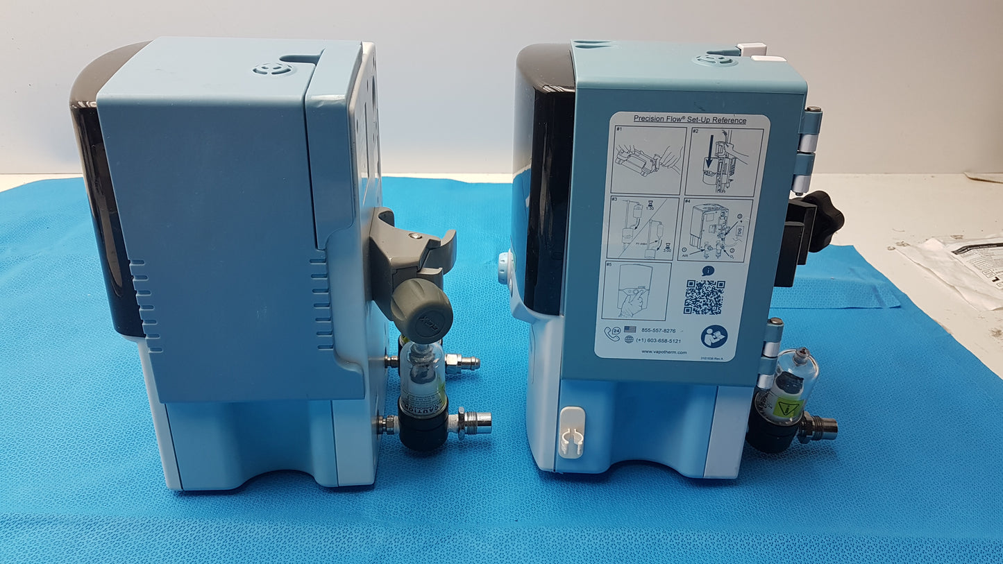 Lot of 2 Vapotherm Precision Flow Plus Hi-VNI Respiratory Therapy Units