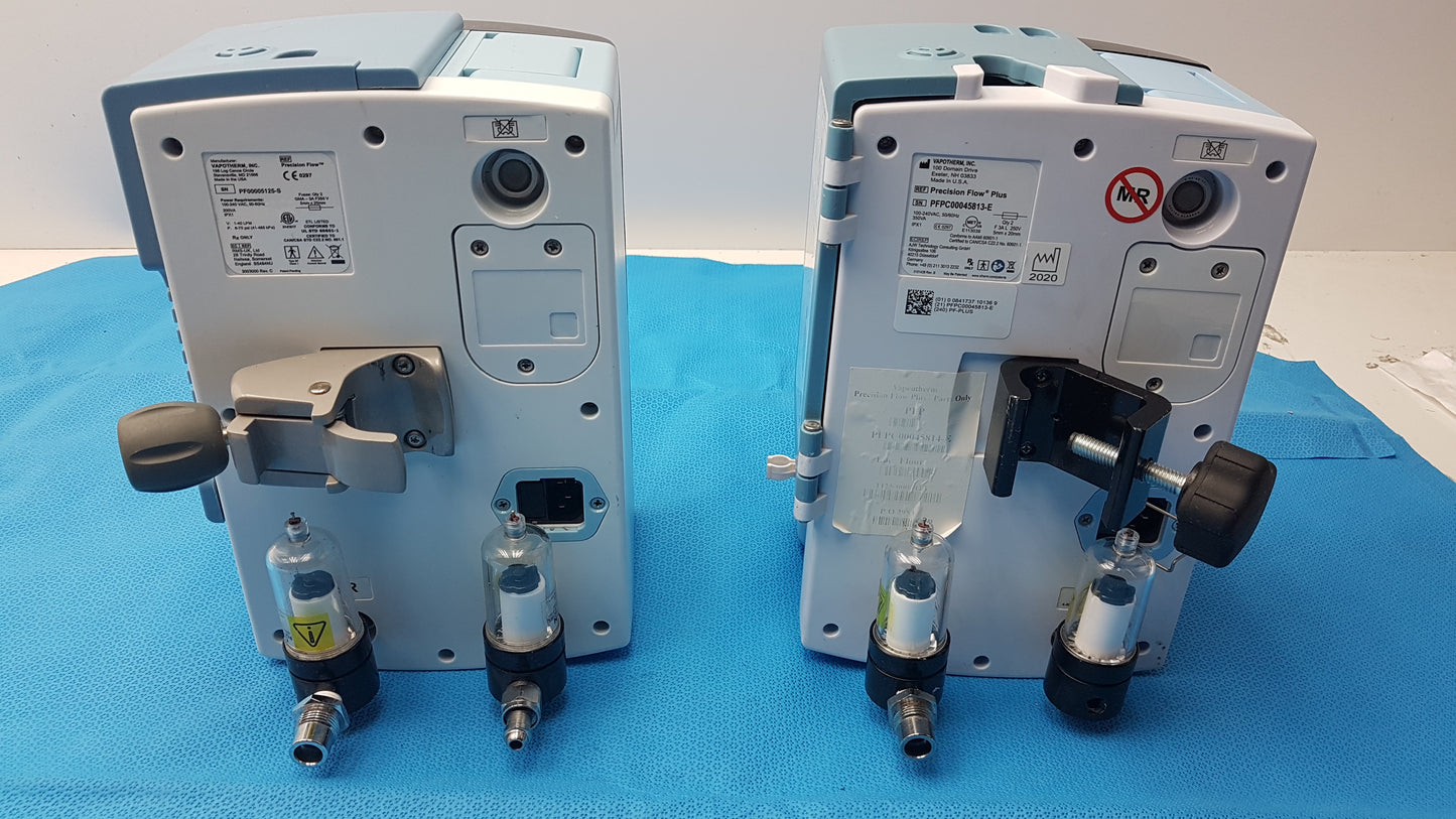 Lot of 2 Vapotherm Precision Flow Plus Hi-VNI Respiratory Therapy Units