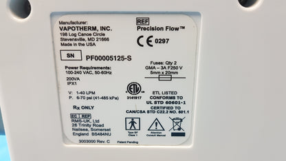 Lot of 2 Vapotherm Precision Flow Plus Hi-VNI Respiratory Therapy Units