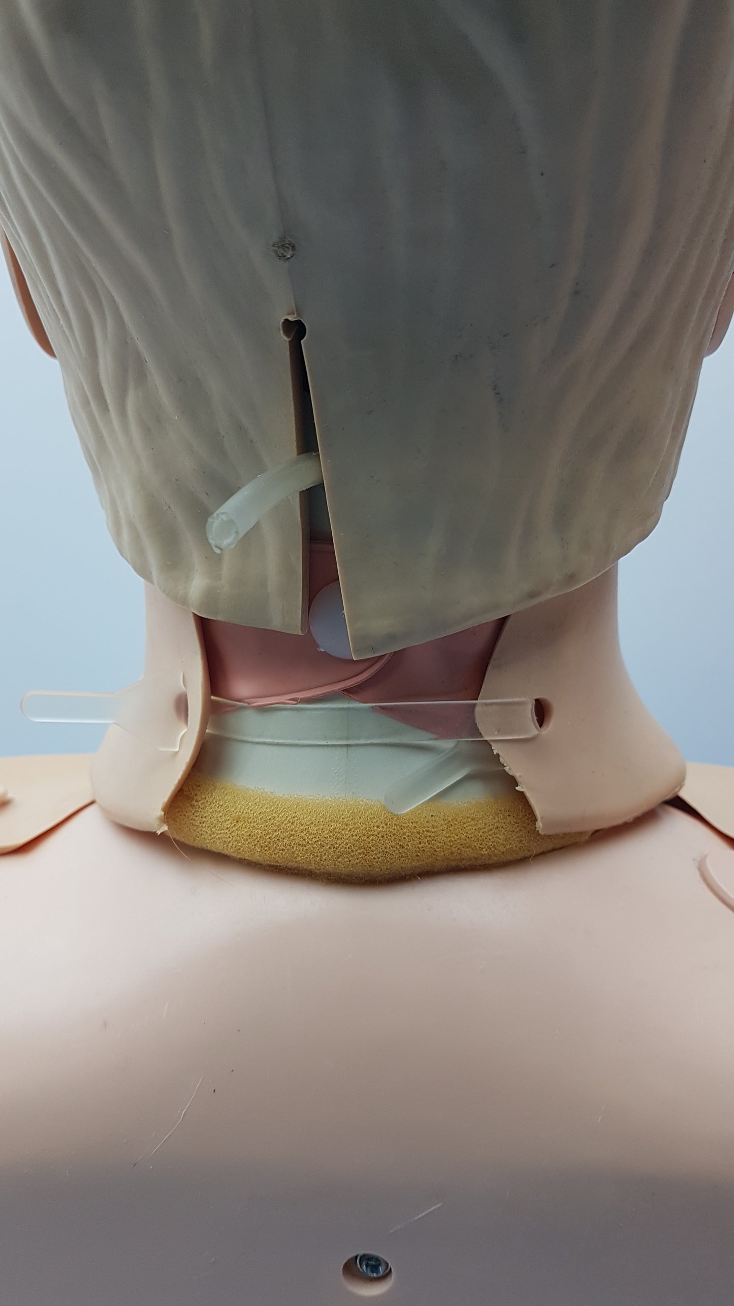 Lot of 2 Adult CPR Training Manikin Full Torso QCPR Electronic Dummy