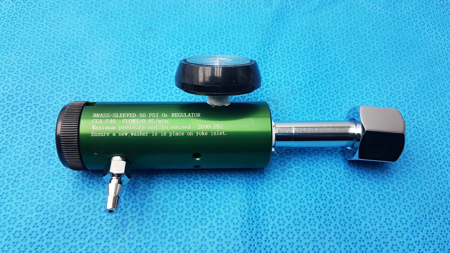 Medline HCS5408M Mini Oxygen Regulator Connection Brass Sleeve