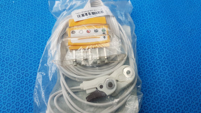 Lot of 10 Renu Medical AMC 5 Lead DIN to Pinch Telemetry Leadset Ref RM-LW-329DS50/5AT