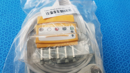 Lot of 10 Renu Medical AMC 5 Lead DIN to Pinch Telemetry Leadset Ref RM-LW-329DS50/5AT
