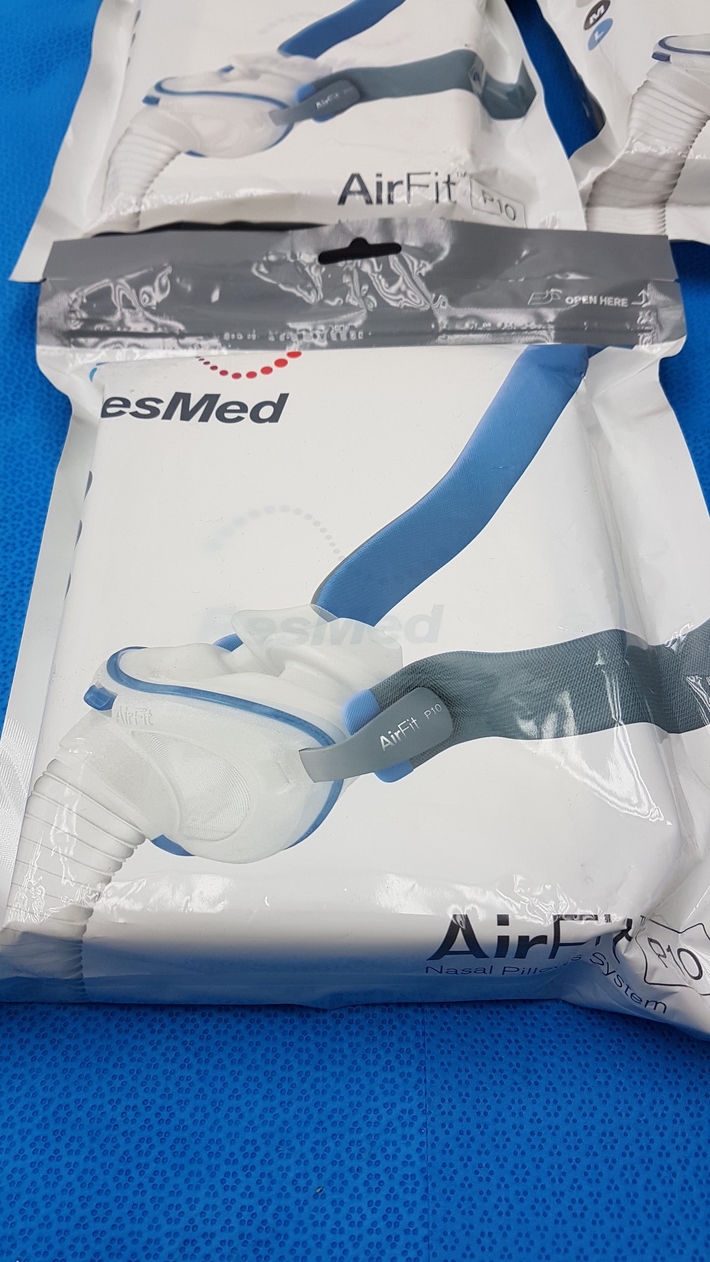 Lot of 5 ResMed AirFit P10 Nasal Pillow CPAP Masks Ref 62900