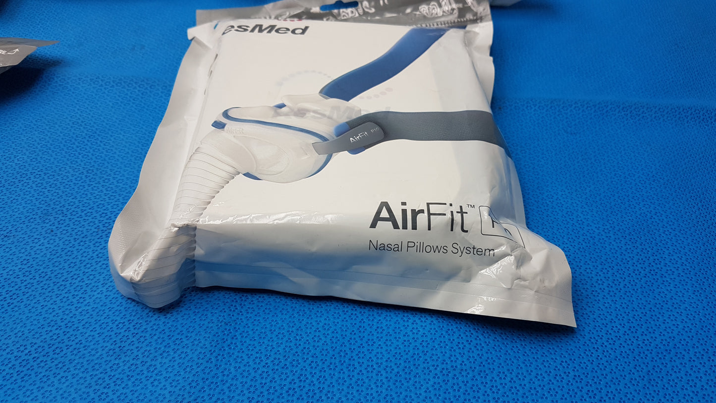 Lot of 5 ResMed AirFit P10 Nasal Pillow CPAP Masks Ref 62900