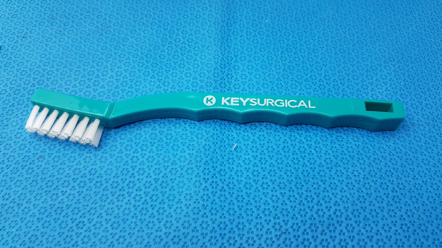 Lot of 100 Key Surgical Instrument Cleaning Brushes Toothbrush Style