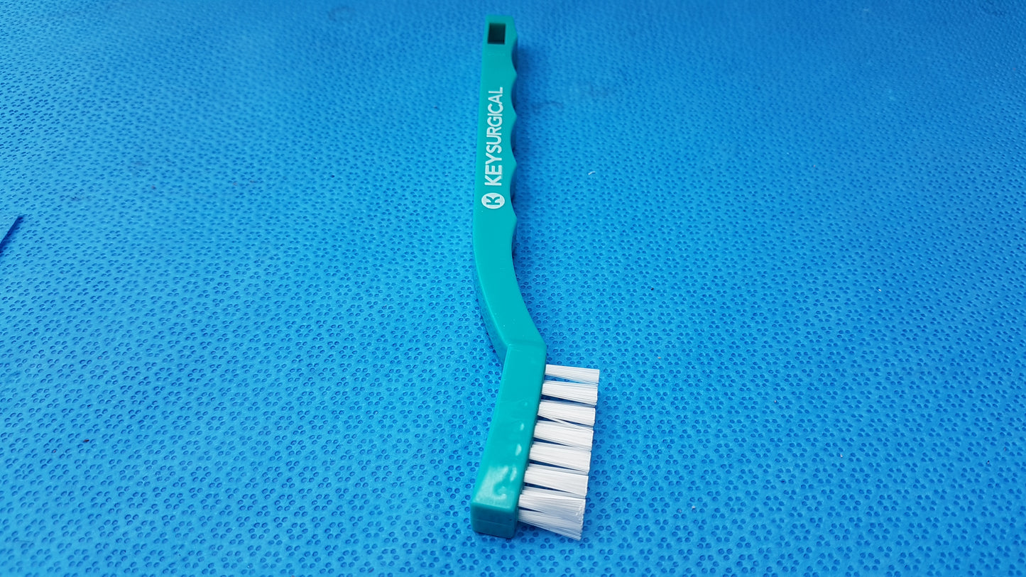 Lot of 100 Key Surgical Instrument Cleaning Brushes Toothbrush Style