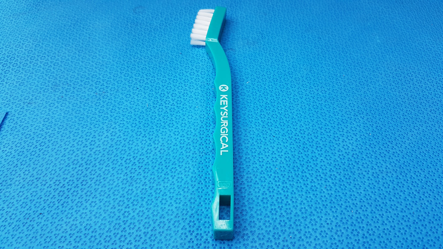 Lot of 100 Key Surgical Instrument Cleaning Brushes Toothbrush Style