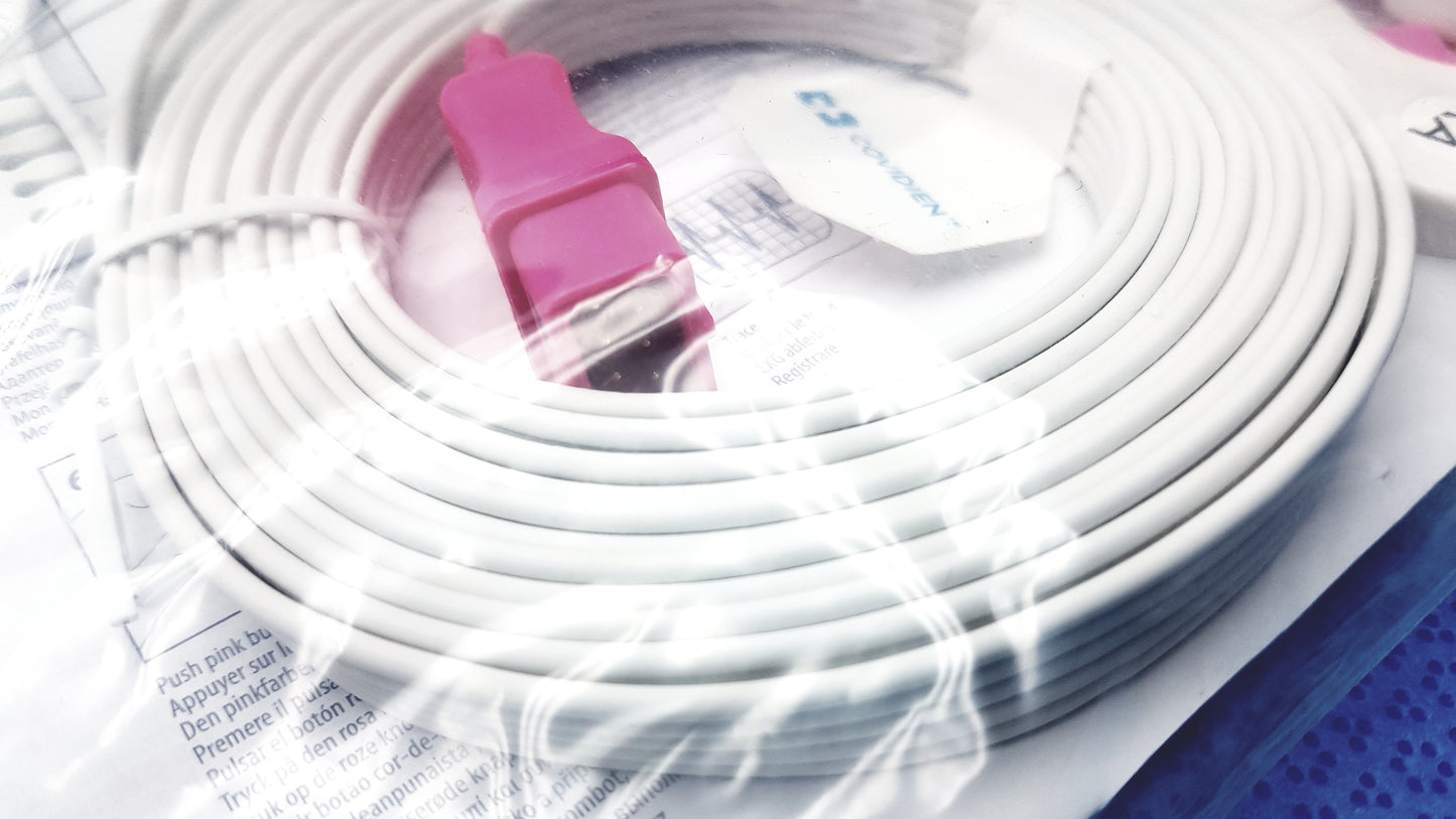 Lot of 56 - Covidien Kendall DL Disposable Cable and Lead Wire System Ref 33105