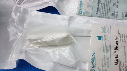 Lot of 3 LeMaitre Vascular Instruments Martin Dissector 4200-10 MollRing Cutter 4200-45 EndoHelix