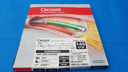 Bard 14S OTW Crosser CTO Recanalization Catheter Ref CRUO14SA
