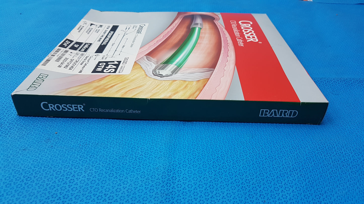 Bard 14S OTW Crosser CTO Recanalization Catheter Ref CRUO14SA