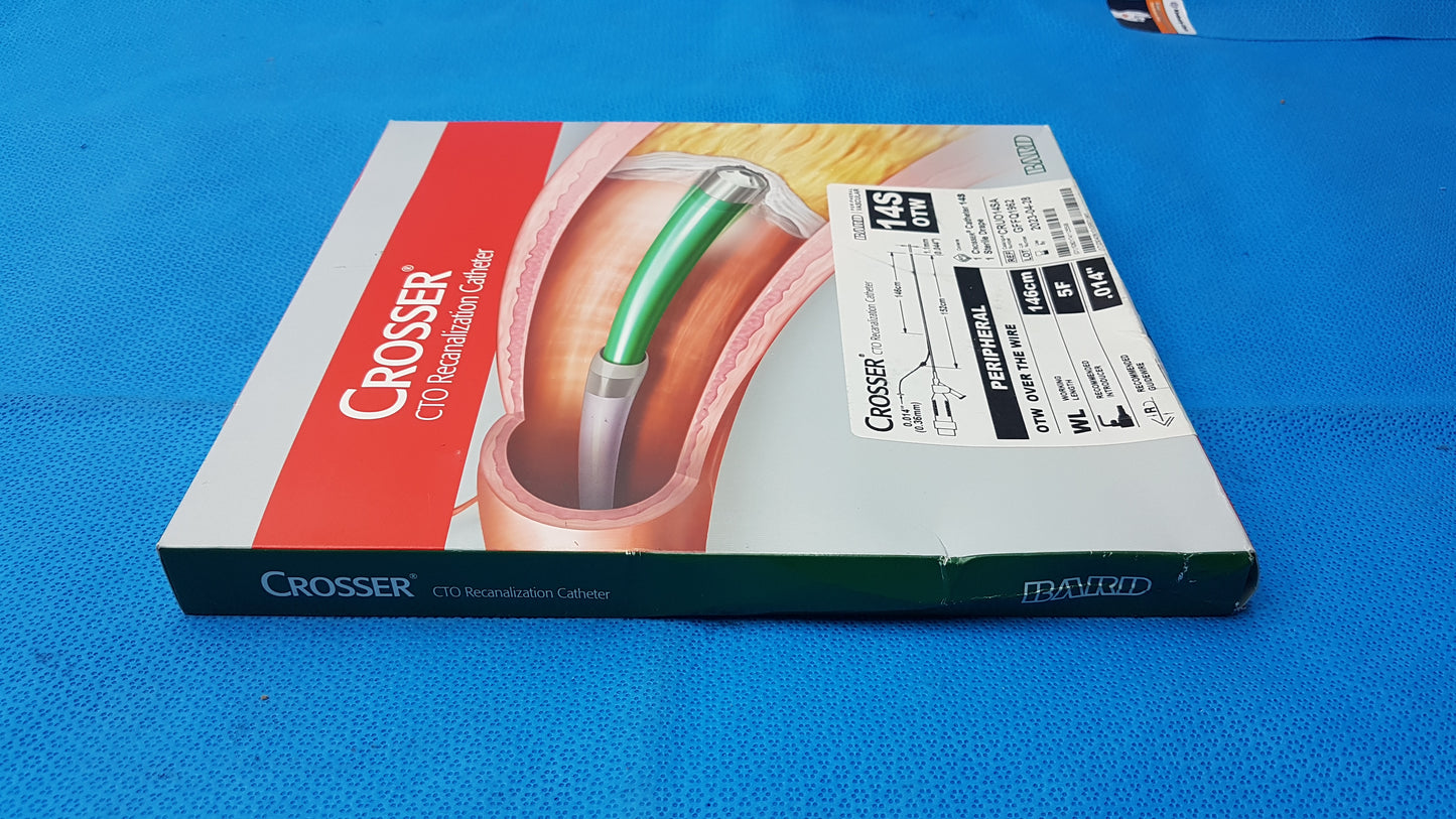 Bard 14S OTW Crosser CTO Recanalization Catheter Ref CRUO14SA