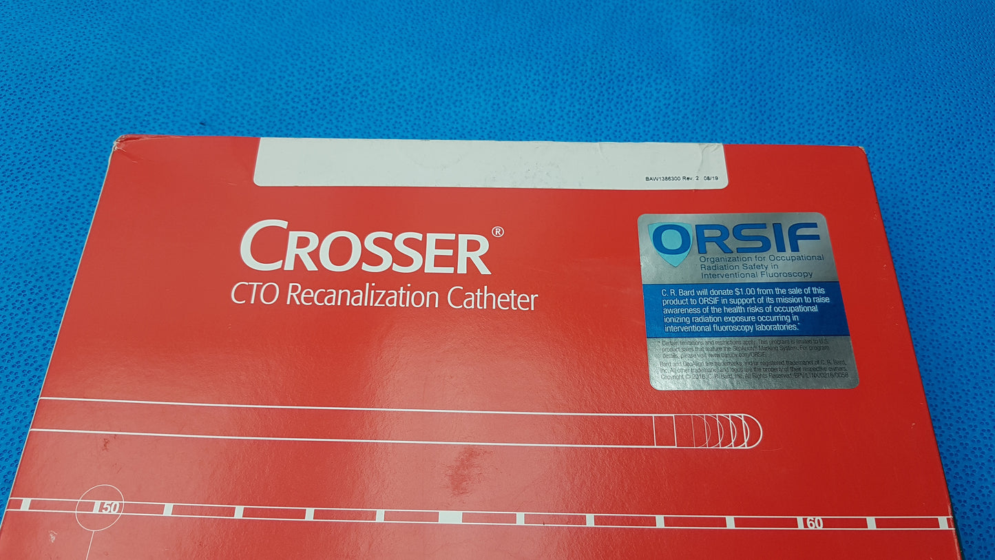Bard 14S OTW Crosser CTO Recanalization Catheter Ref CRUO14SA