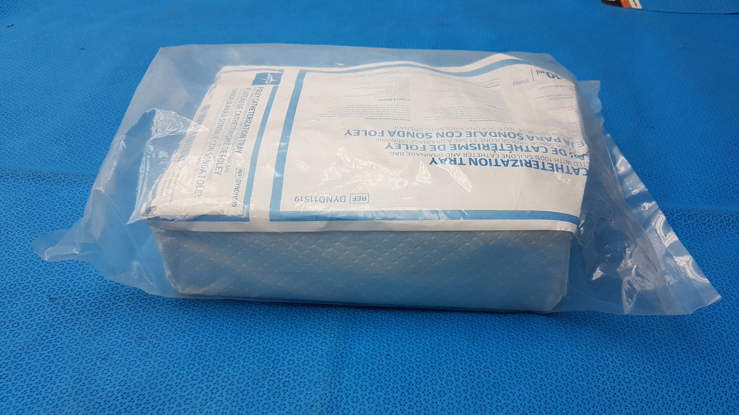 Medline DYND11519 16Fr 10ml 100% Silicone Catheter And Drainage Bag