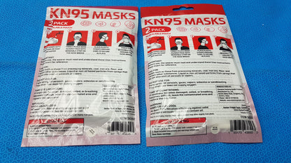 Lot of 2 Dasheng KN95 Face Masks Disposable Protective Safety Mask